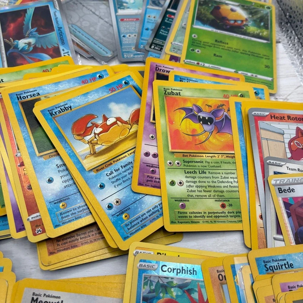 Pokemon Card Lot Vintage Base Set, Fossil, Modern Holos, Reverse Holos modern